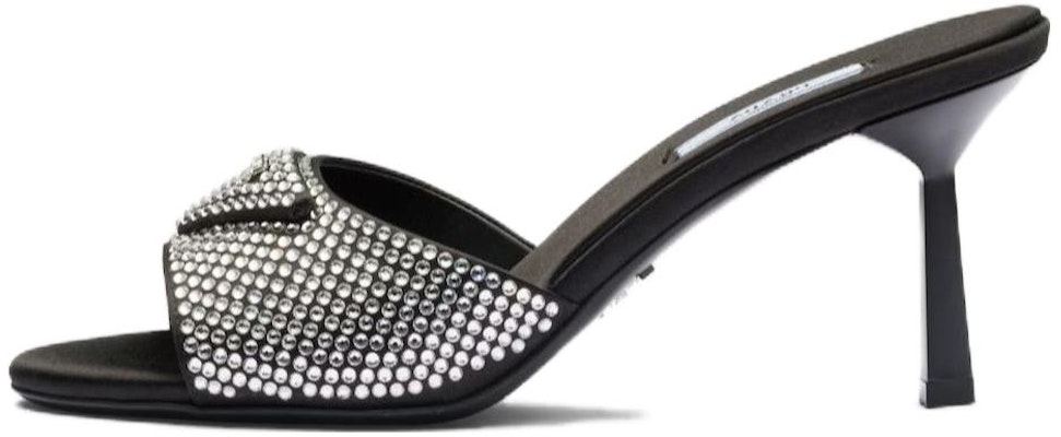 (Women) Prada Heeled Slip-On 'Silver Black' 1XX669_2AWL_F0T7O_F_075 Buy (Women) Prada Heeled Slip-On 'Silver Black' 1XX669_2AWL_F0T7O_F_075