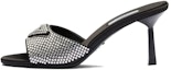 Buy (W) Prada Kasut Tumit Slip-On 'Perak Hitam' 1XX669_2AWL_F0T7O_F_075