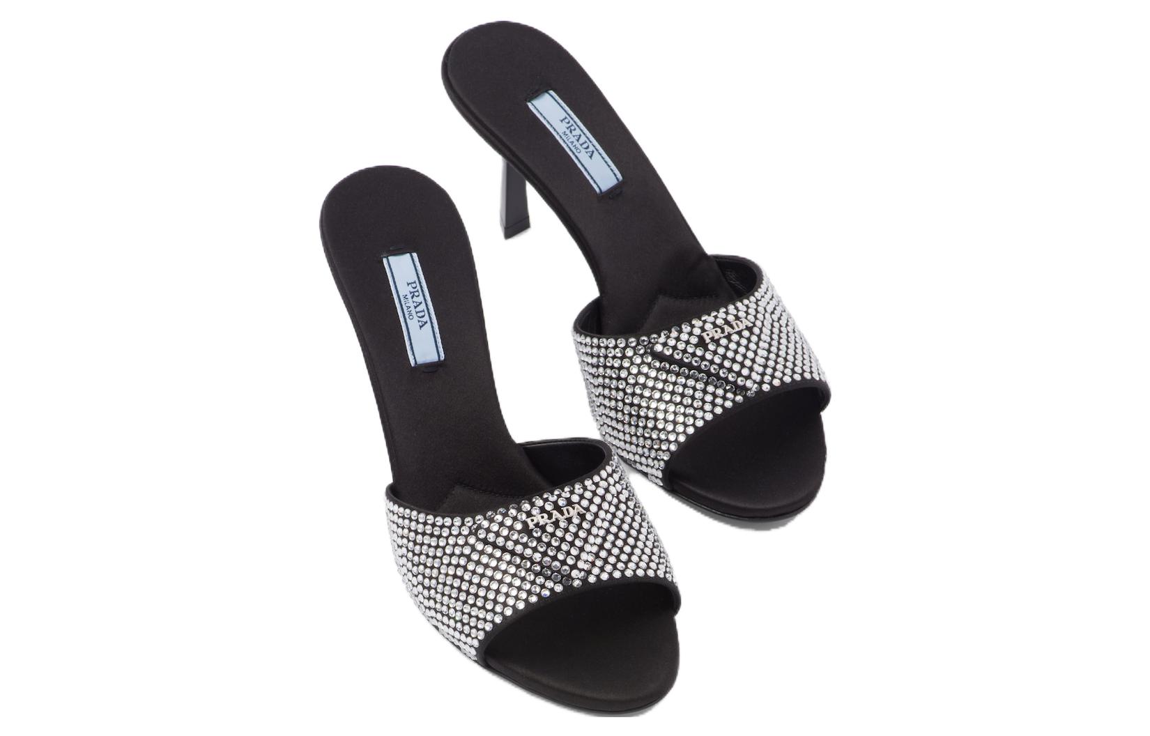 Lookbook (W) Prada Slip-On Hak 'Silver Black' 1XX669_2AWL_F0T7O_F_075