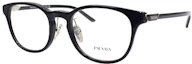Buy (W) PRADA HERITAGE Cermin Mata Oval Hitam - Reka Bentuk Bisnes & Bergaya. VPR12Z-D 1AB-1O1