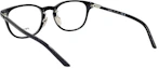 Shop (W) PRADA HERITAGE Cermin Mata Oval Hitam - Reka Bentuk Bisnes & Bergaya. VPR12Z-D 1AB-1O1