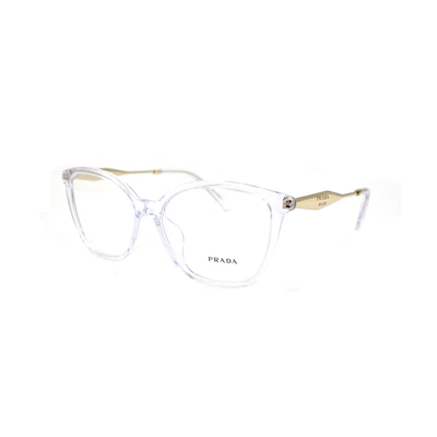 (Women) PRADA HERITAGE Transparent Cat-Eye Optical Glasses Holiday Edition. VPR02Z-F 2AZ-1O1