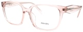 Order (W) 普拉达经典款椭圆透明粉色光学眼镜 时尚眼镜 VPR17Z-F 15J-1O1