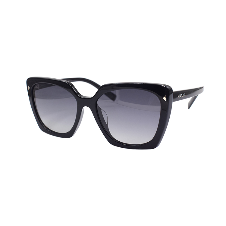 (Women) PRADA Heritage Polarized Square Sunglasses Holiday Edition for Women - Black. SPR23Z-F-1AB-5W1 圖 2