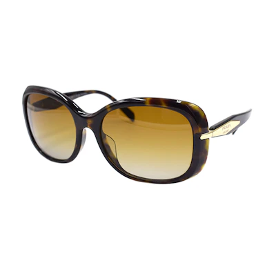(Women) PRADA Heritage Romantic Holiday Polarized Sunglasses SPR04Z F Tortoiseshell Women SPR04Z-F 2AU-6E1