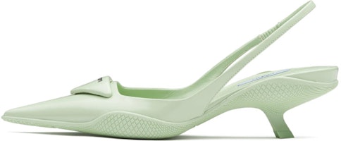 (Women) Prada High-Heel Patent Leather 'Green' 1I565M_055_F0934_F_A045 (Women) Prada High-Heel Patent Leather 'Green' 1I565M_055_F0934_F_A045