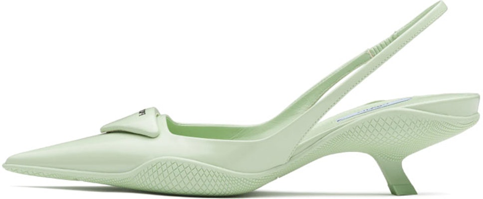 (Women) Prada High-Heel Patent Leather 'Green' 1I565M_055_F0934_F_A045 Buy (Women) Prada High-Heel Patent Leather 'Green' 1I565M_055_F0934_F_A045