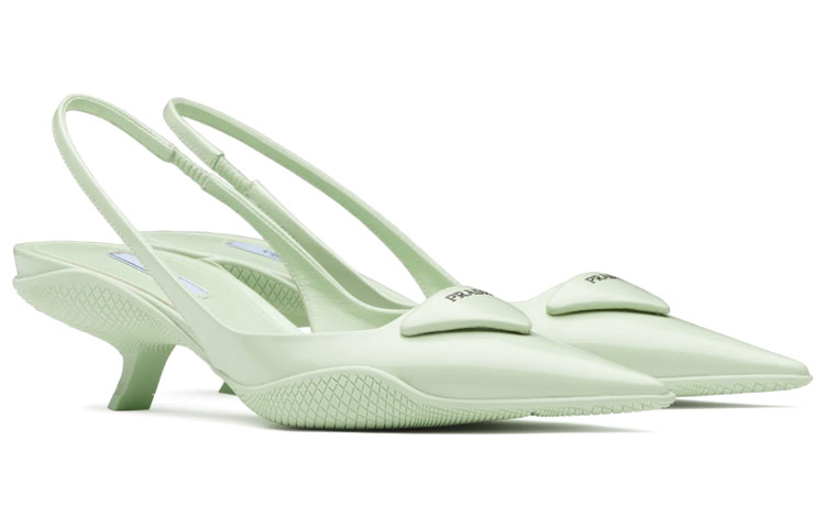 Lookbook (W) Prada Tacchi Alti in Pelle Verniciata ''Verde'' 1I565M_055_F0934_F_A045