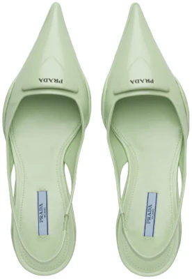 (W) Prada Tacchi Alti in Pelle Verniciata ''Verde'' 1I565M_055_F0934_F_A045 Purchase (W) Prada Tacchi Alti in Pelle Verniciata ''Verde'' 1I565M_055_F0934_F_A045