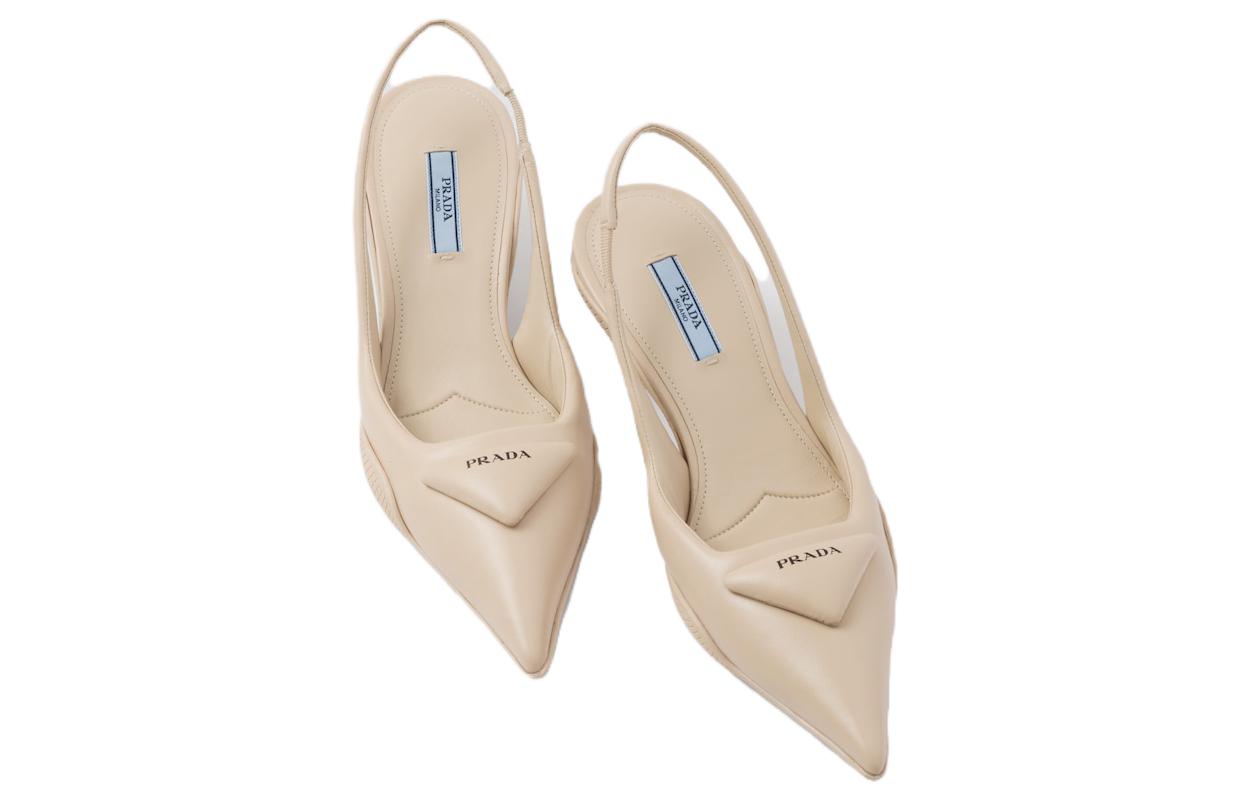 (W) Prada High-Heeled Shoes 'Desert Yellow' 圖 3