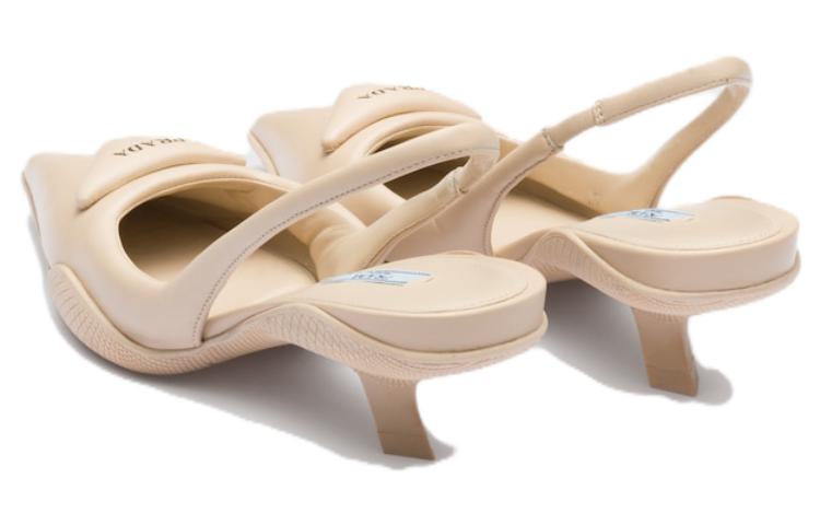 (W) Prada High-Heeled Shoes 'Desert Yellow' 圖 4