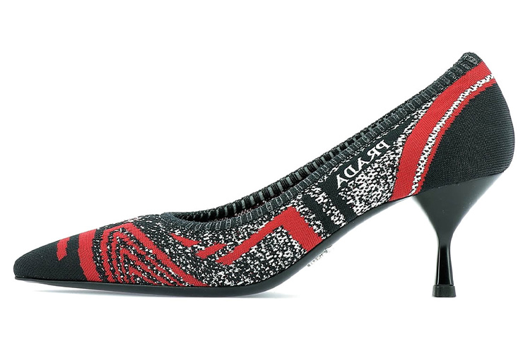 (Women) Prada High-Heeled Slip-On 'Black Fashion' 1I192L_3KK5_F022C
