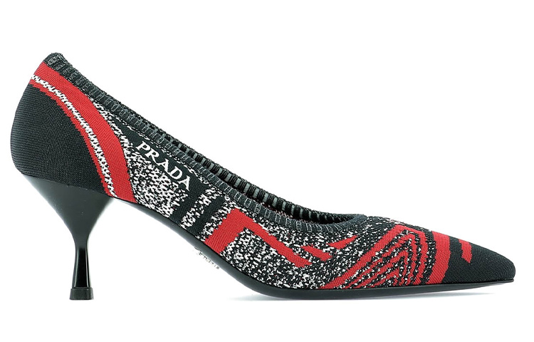 Order (Women) Prada High-Heeled Slip-On 'Black Fashion' 1I192L_3KK5_F022C