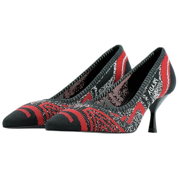 Lookbook (Women) Prada High-Heeled Slip-On 'Black Fashion' 1I192L_3KK5_F022C