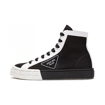 (W) Prada High-Top 'Black White'