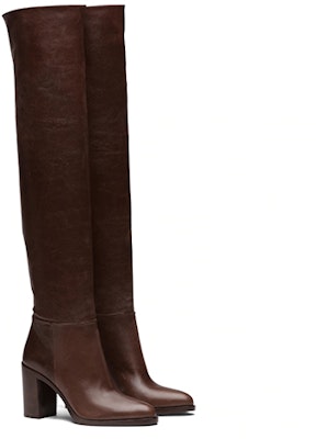 (W) Boot Tinggi Prada 'Comfort Brown' 1W273M_3LBM_F0038_F_085 Lookbook (W) Boot Tinggi Prada 'Comfort Brown' 1W273M_3LBM_F0038_F_085