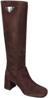 (Women) Prada High-Top Boot 'Deep Brown Suede' 1W931M_008_F0003 Lookbook (Women) Prada High-Top Boot 'Deep Brown Suede' 1W931M_008_F0003