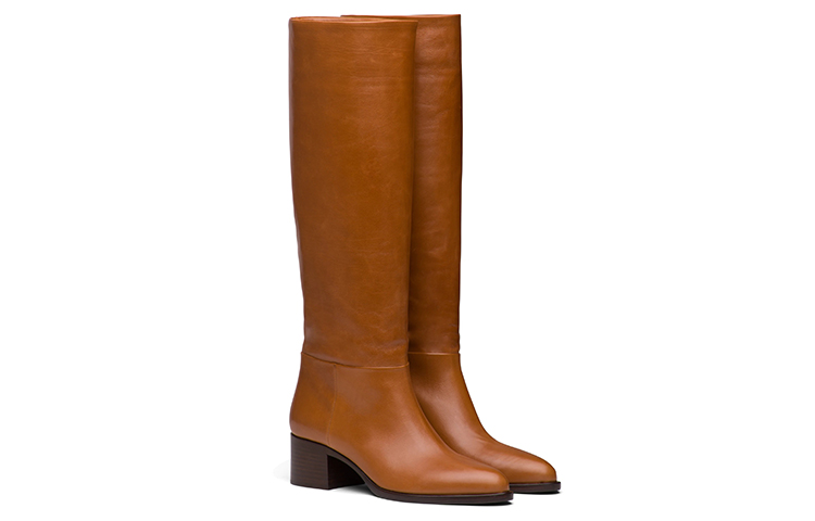 Lookbook (W) 普拉达高帮靴 '棕色皮革' 1W272M_3LBM_F0046_F_045