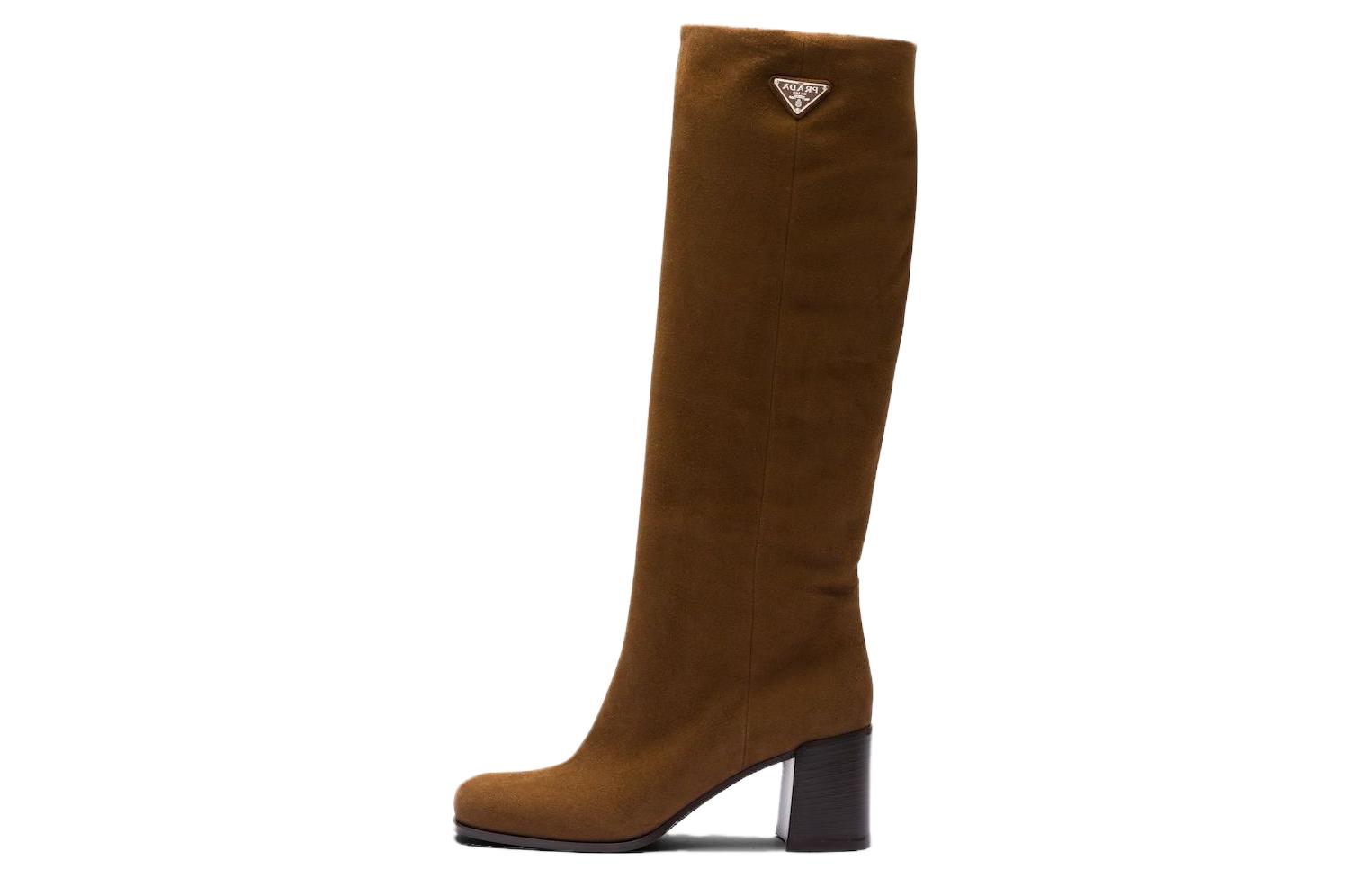 Buy (W) Stivali Alti Prada ''Moda in Pelle Marrone Comoda''. 1W233N_008_F0E2Q_F_065