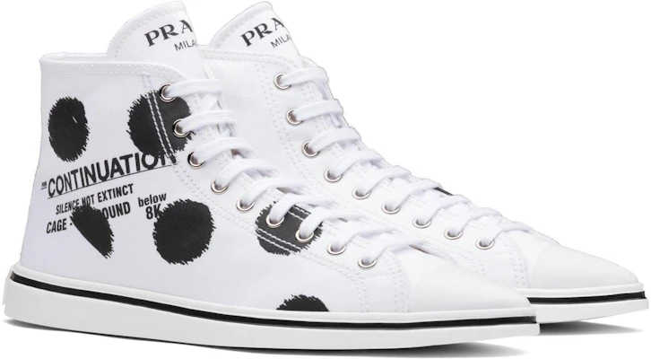 (W) Prada High-Top Fashion Sneaker ''Schwarz Weiß'' 1T618M_3LFK_F0009_F_025 Lookbook (W) Prada High-Top Fashion Sneaker ''Schwarz Weiß'' 1T618M_3LFK_F0009_F_025