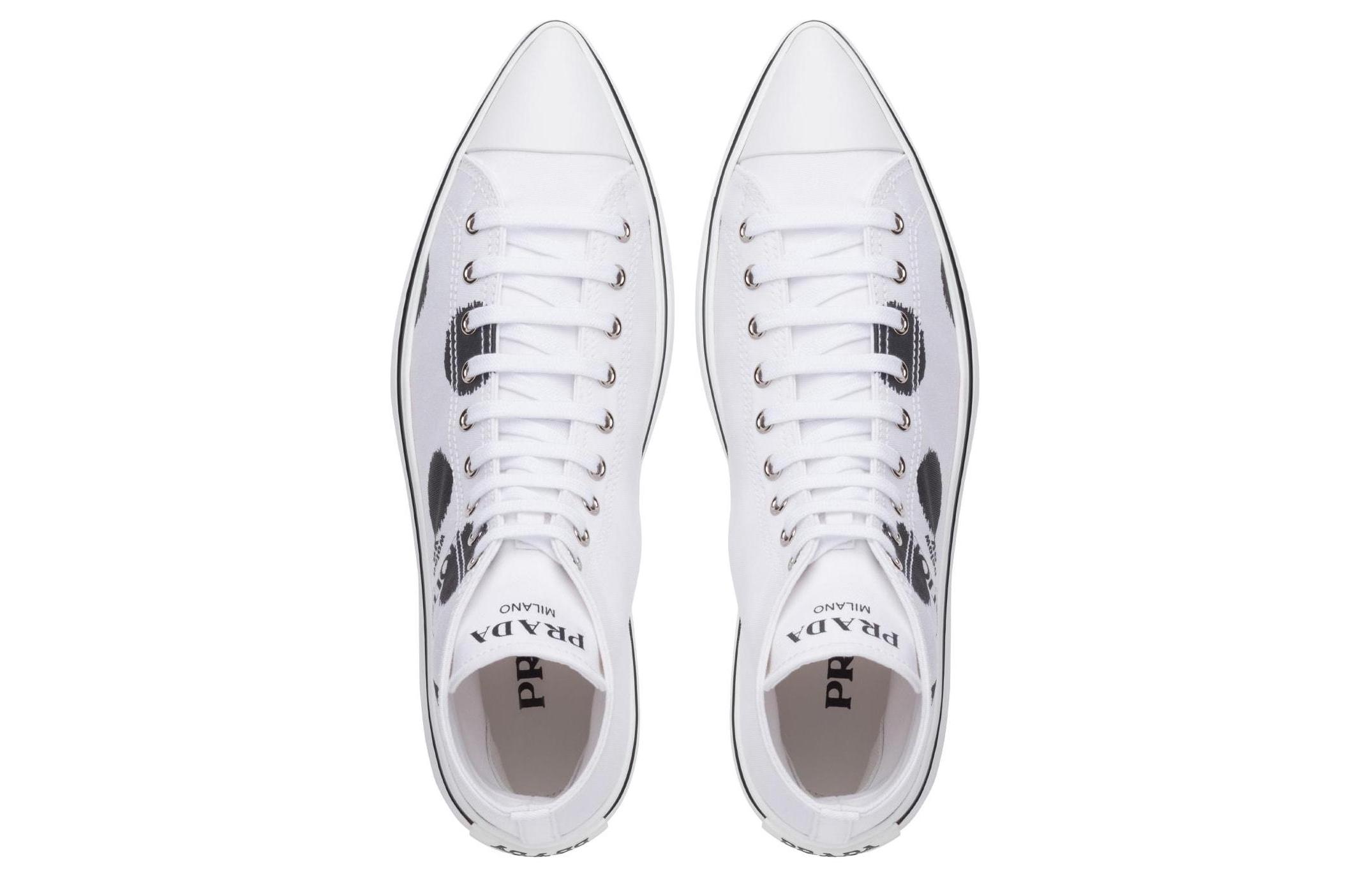 Purchase (W) Prada High-Top Fashion Sneaker ''Schwarz Weiß'' 1T618M_3LFK_F0009_F_025