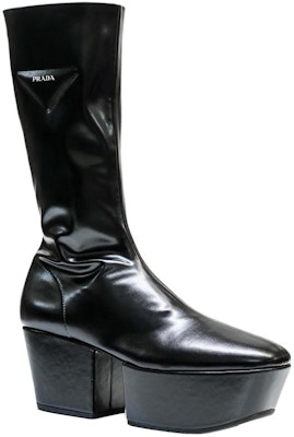 (W) Prada But Tinggi Platform 'Logo Segitiga Hitam' 1WP148_3LGW_F_0002 Lookbook (W) Prada But Tinggi Platform 'Logo Segitiga Hitam' 1WP148_3LGW_F_0002