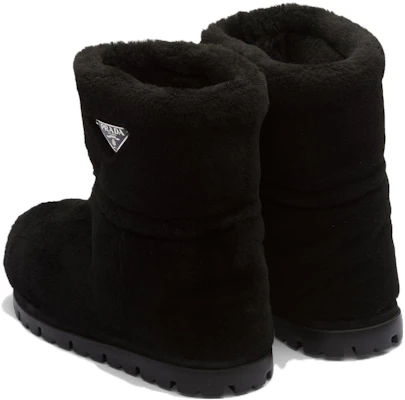 (W) Prada Hoge Snowboots Van Schapenvacht ''Zwart'' - Warm & Comfortabel 1U258N_173_F0002_F_ZF20 Shop (W) Prada Hoge Snowboots Van Schapenvacht ''Zwart'' - Warm & Comfortabel 1U258N_173_F0002_F_ZF20