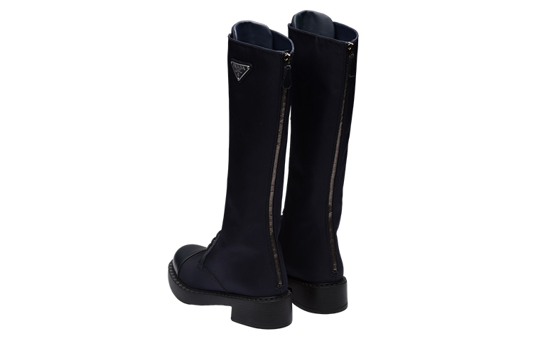 (W) Prada High-Top Sneaker Boots 'Navy Leather Logo' 圖 4