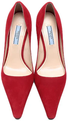 (W) Prada High-Top Wildleder-Sneaker ''Rot'' 1I718L_008_F0011_F_065 Shop (W) Prada High-Top Wildleder-Sneaker ''Rot'' 1I718L_008_F0011_F_065