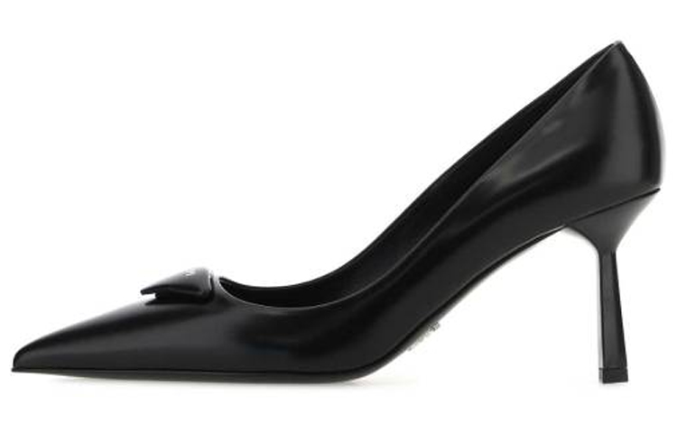 Buy (W) 普拉达到时尚黑色高跟鞋 纺织款 1I928M_055_F0002_F_075