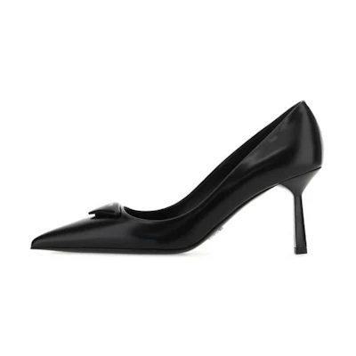 (W) Prada High Heel 'Fashion Slip-On Black'