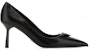(W) Prada Kasut Tumit Tinggi 'Slip-On Fesyen Hitam' 1I928M_055_F0002_F_075