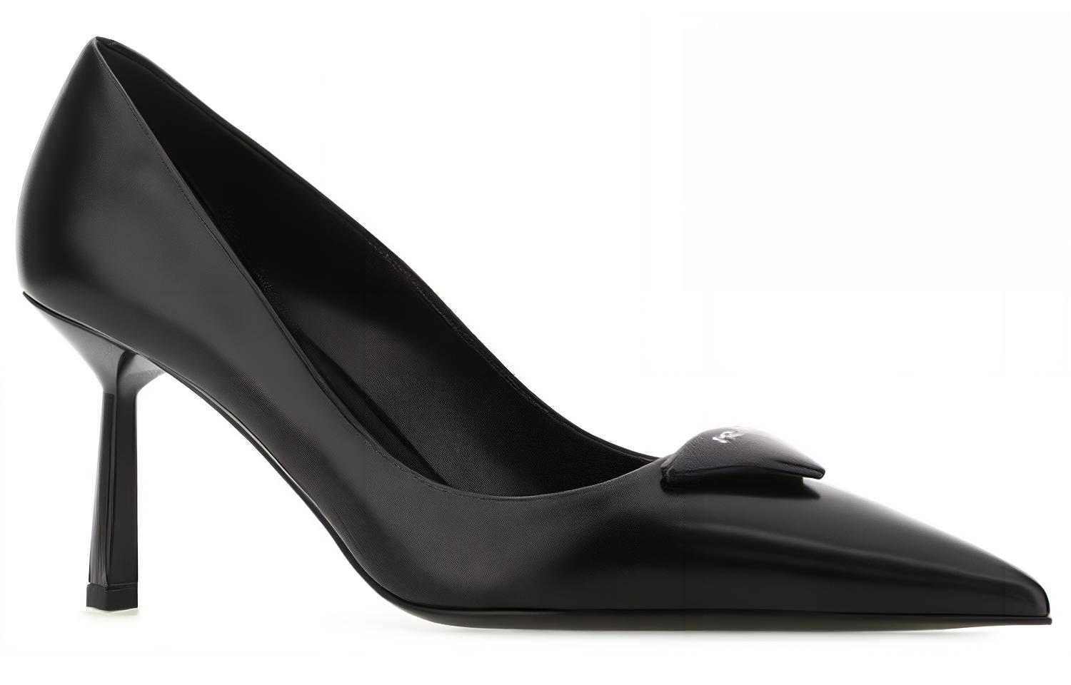 Lookbook (W) 普拉达到时尚黑色高跟鞋 纺织款 1I928M_055_F0002_F_075