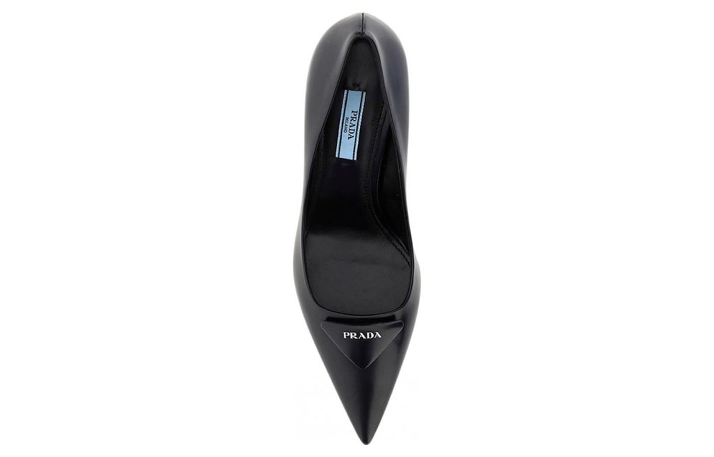 Shop (W) Prada High Heel ''Fashion Slip-On Schwarz'' 1I928M_055_F0002_F_075