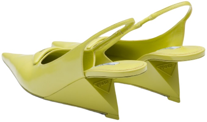 (W) Prada Tacón Alto de Cuero Brillante 'Verde Lima Ácido' 1I885M_055_F0V96_F_A065 Shop (W) Prada Tacón Alto de Cuero Brillante 'Verde Lima Ácido' 1I885M_055_F0V96_F_A065