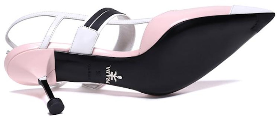 (W) Sandal Hak Tinggi Prada 'Ash Mix Warna Pink Putih' 1I296I_AZ3_F0EXI_F_065 Details for (W) Sandal Hak Tinggi Prada 'Ash Mix Warna Pink Putih' 1I296I_AZ3_F0EXI_F_065