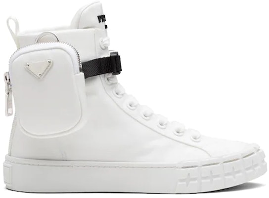 (W) 프라다 휠 리나일론 하이탑 스니커즈 '아이보리' 1T551M_1YFL_F0009_F_035 Order (W) 프라다 휠 리나일론 하이탑 스니커즈 '아이보리' 1T551M_1YFL_F0009_F_035