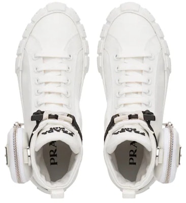 (W) 프라다 휠 리나일론 하이탑 스니커즈 '아이보리' 1T551M_1YFL_F0009_F_035 Purchase (W) 프라다 휠 리나일론 하이탑 스니커즈 '아이보리' 1T551M_1YFL_F0009_F_035