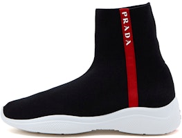 (Women) Prada High-Top Sneakers 'Fabric Classic Logo - Black' 3T6424_3V80_F0967 (Women) Prada High-Top Sneakers 'Fabric Classic Logo - Black' 3T6424_3V80_F0967
