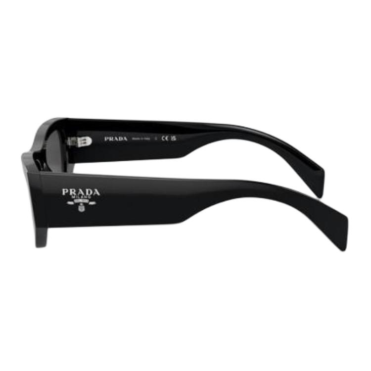 (Women) PRADA Irregular Acetate Sunglasses in Black with Logo Temples POIZON240620685 圖 4