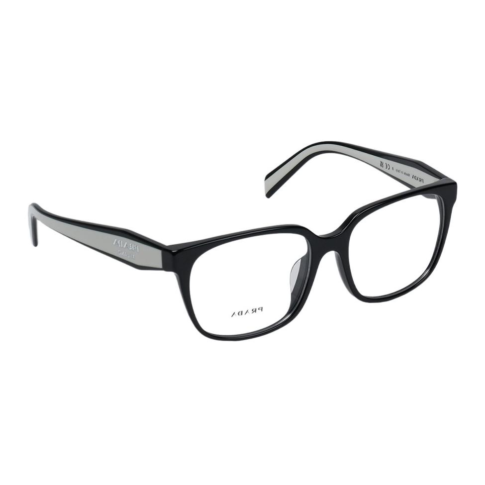 (Women) PRADA Irregular Black Optical Glasses with Logo Letter Temples PRF-17ZF 圖 3