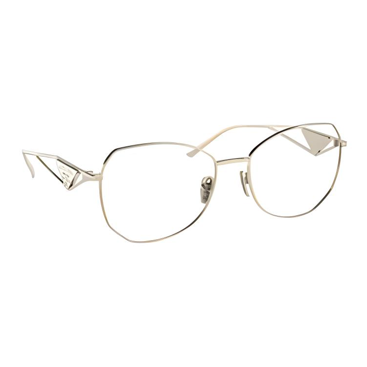 Lookbook (W) 프라다 여성용 불규칙형 광학 안경 골드 프레임 0PR57YSZVN08N57