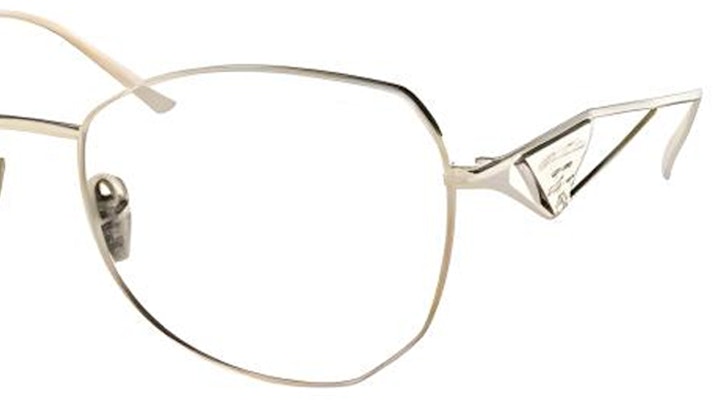 (W) 프라다 여성용 불규칙형 광학 안경 골드 프레임 0PR57YSZVN08N57 Shop (W) 프라다 여성용 불규칙형 광학 안경 골드 프레임 0PR57YSZVN08N57