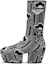 Buy (W) Bottes à semelle plateforme Prada en tissu noir et blanc 1WP146_3LG1_F0967_F_070