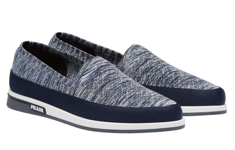 (W) Prada Knit Slip-On 'Blue' 圖 2