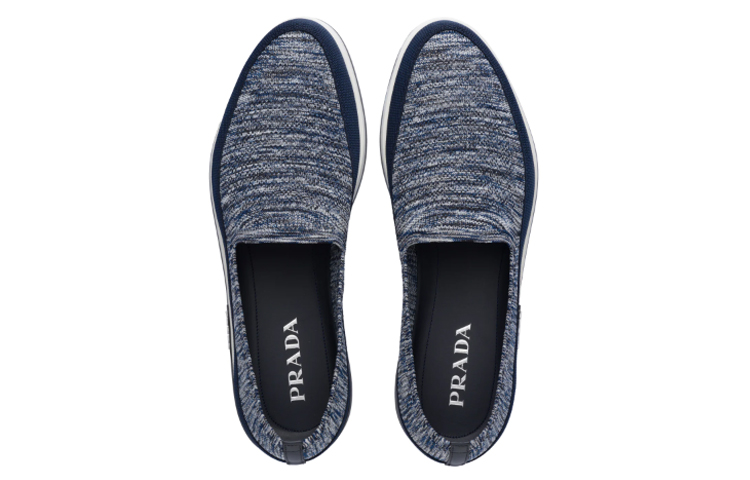 (W) Prada Knit Slip-On 'Blue' 圖 3