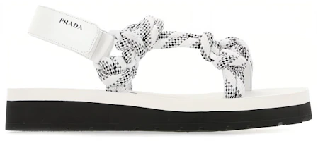 Order (W) Sandal Rata Prada Tali Ikatan 'Putih' 1X600M_3L74_F0009_F_040