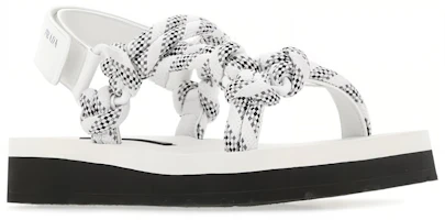 Lookbook (W) Sandal Rata Prada Tali Ikatan 'Putih' 1X600M_3L74_F0009_F_040