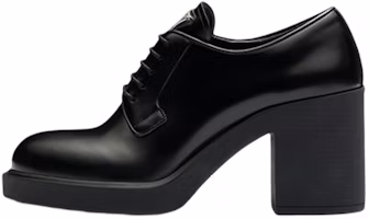 (W) 普拉达黑色刷面皮85毫米高跟鞋 1E976M_055_F0002_F_085 Buy (W) 普拉达黑色刷面皮85毫米高跟鞋 1E976M_055_F0002_F_085