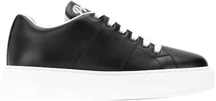 (Women) Prada Leather 'Black White' 1E368L-3KWG-F0967 (Women) Prada Leather 'Black White' 1E368L-3KWG-F0967